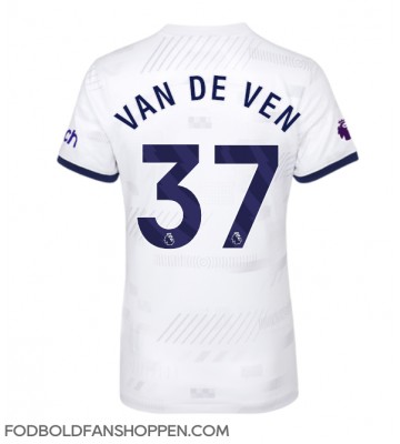 Tottenham Hotspur Micky van de Ven #37 Hjemmebanetrøje Dame 2023-24 Kortærmet